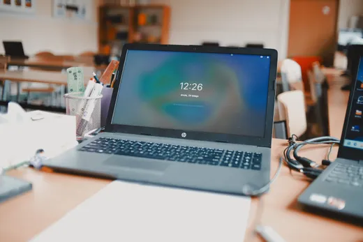 A batch of ordinary laptops set out together